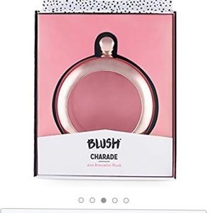 Blush rose gold bracelet flask